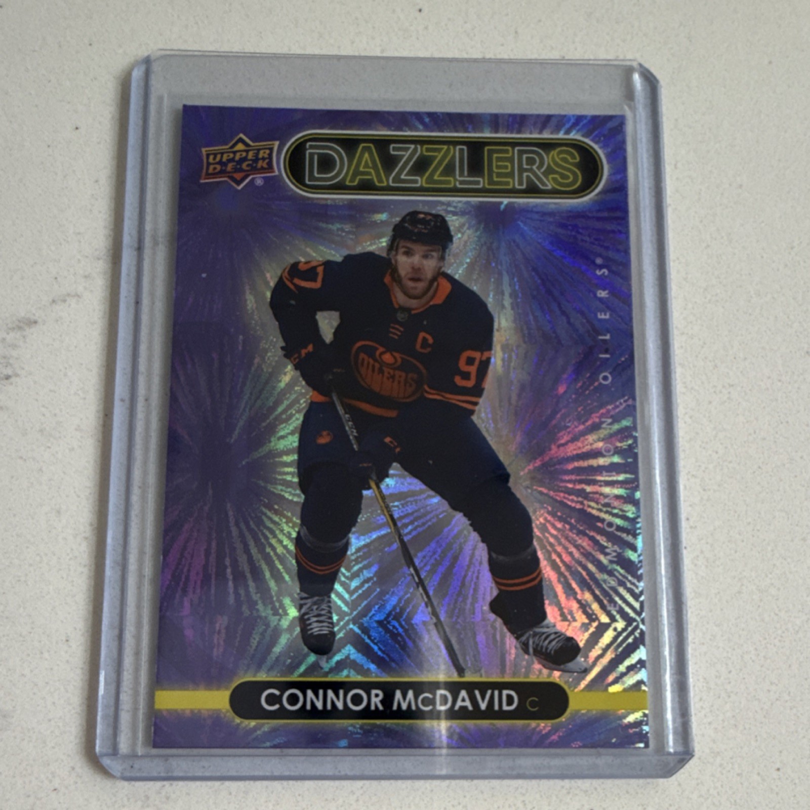 Upper Deck Connor McDavid Oilers Young Guns, O-Pee-Chee, Aurum, Dazzlers Lot 5 view 7