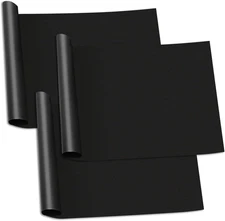 3 Pack Large Oven Liners for Bottom of Oven (17 X 24.5 Inch), Black Oven Mats, O