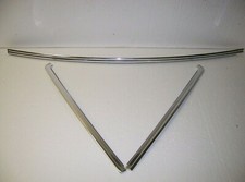 78-87 El Camino Malibu Windshield Molding Set Chrome New Op58.0808