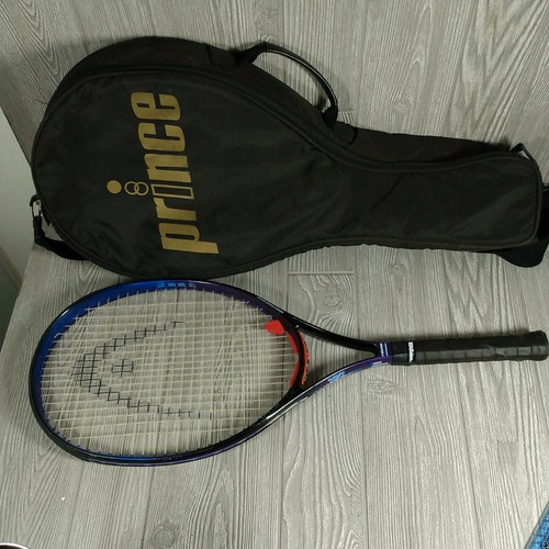 Racchetta da Tennis Head 720 Dynasty Doppia Potenza Cuneo e 2 Racchette Custodia - Foto 2 di 10