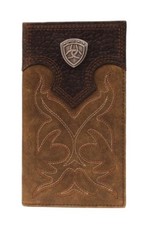 ARIAT Men's Brown Boot Stitch Rodeo Wallet