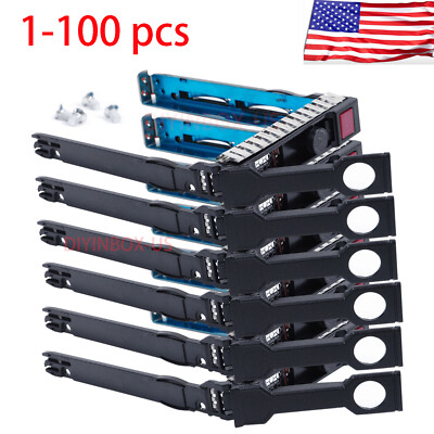 Lot HP G8 Gen9 651687-001 SFF 2.5'' SAS SATA HDD Caddy Sled 653955 DL380p DL160