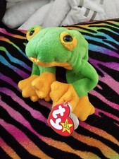 Ty Beanie Baby Smoochy the Frog 1997  Tag ERRORS