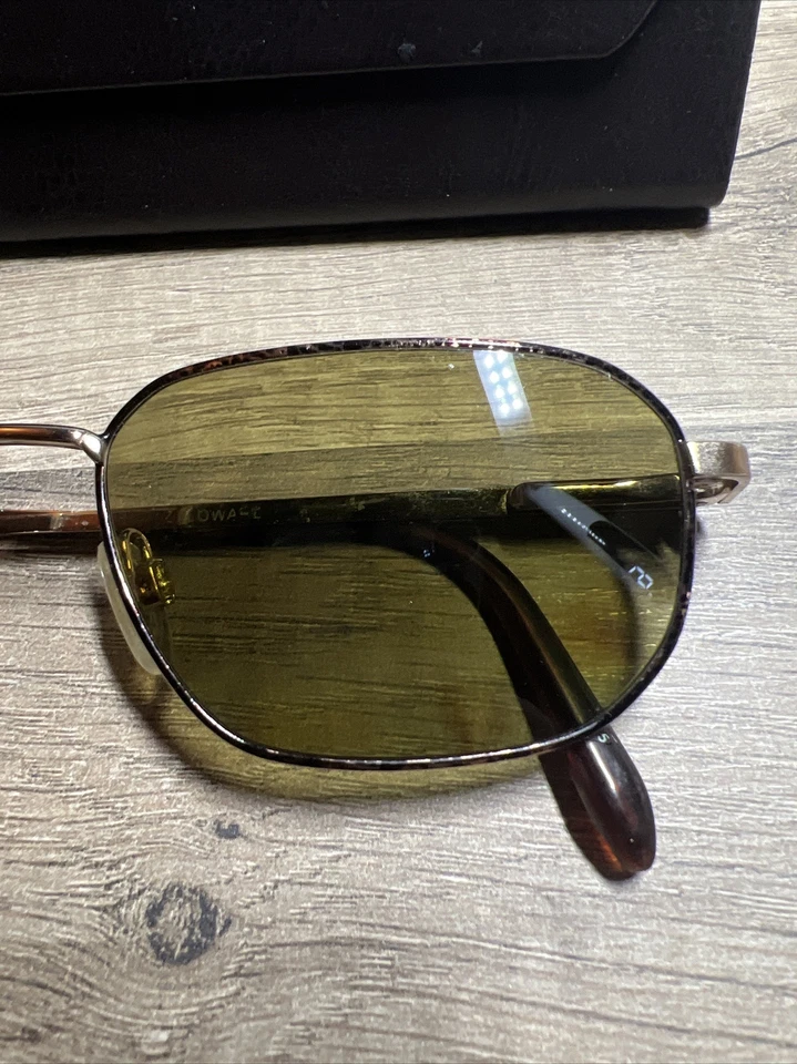 Stetson Eyeglasses Frames ZYLOWARE 55-18 Gold Flex. Case Included. - Image 4 of 4