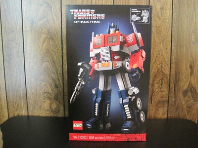 2022 LEGO 10302 TRANS FORMERS OPTIMUS PRIME MODEL CONVERTS 1508 PIECES --NEW