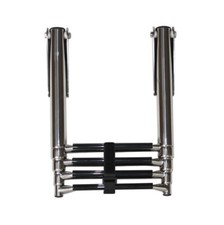 Teleskop Badeleiter zur Plattformmontage Edelstahl Boot Yacht Schiff Leiter