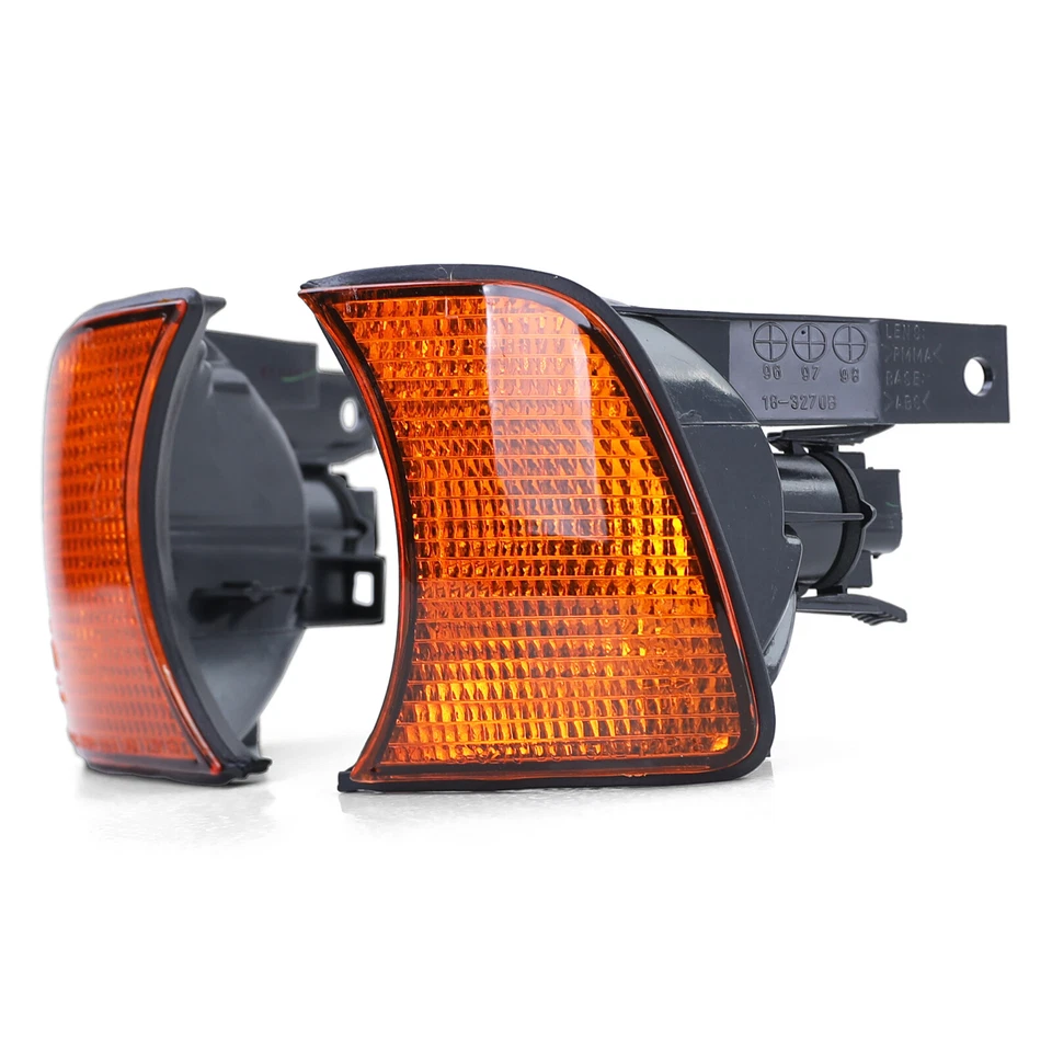 Coppia frecce arancioni destra sinistra adatte per BMW Serie 5 E34 87-97 - Immagine 2 di 4