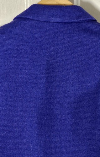 VTG Lynn Greene Blazer Richard Neal Women's Size 6 Inidgo Purple Wool Lined - Picture 12 of 24