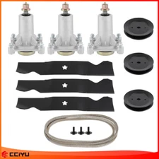 ?54" Lawn Tractor Mower Deck Parts Rebuild Kit Fits Husqvarna LGT2554 Spindles