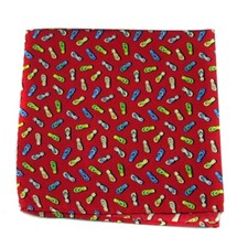 100 Silk Beach Sandals Themed Pocket Squares Clothing Accessory