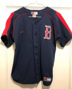 boston red sox button down jersey