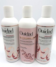 OUIDAD ADVANCED CLIMATE CONTROL DEFRIZZING SHAMPOO  CONDITIONER  GEL 8.5 oz