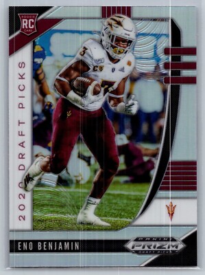 2020 panini prizm draft picks football eno benjamin silver prizm rc #119