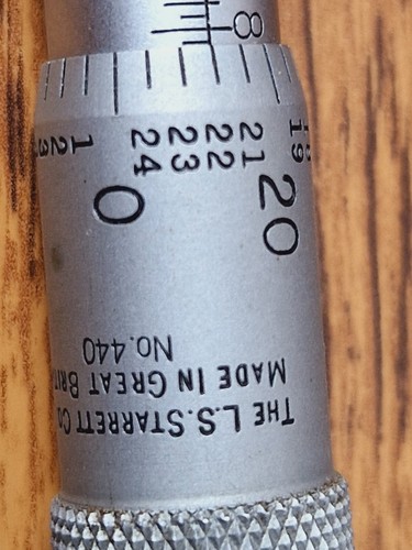 Vintage Starrett 440 Depth Micrometer, timewarp condition - Engineers toolbox - Picture 22 of 24