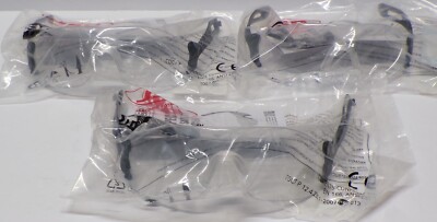 Lot of 3 JSP Evo Spec Helmet Safety Spectacles Clear Antis-Scratch 250-EVS-0000