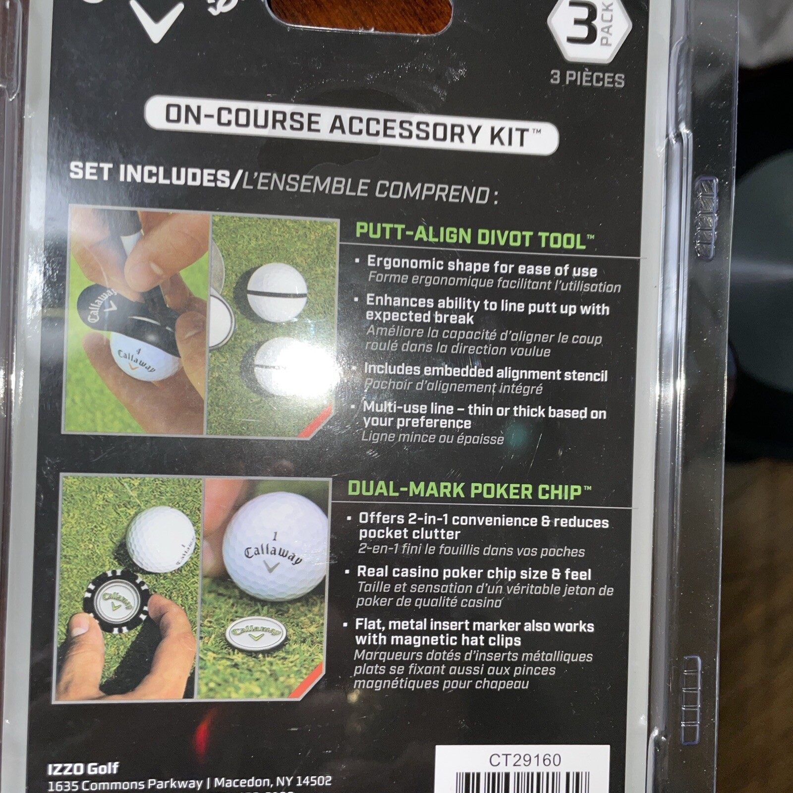 New Callaway Golf On-Course Accessory Starter Kit