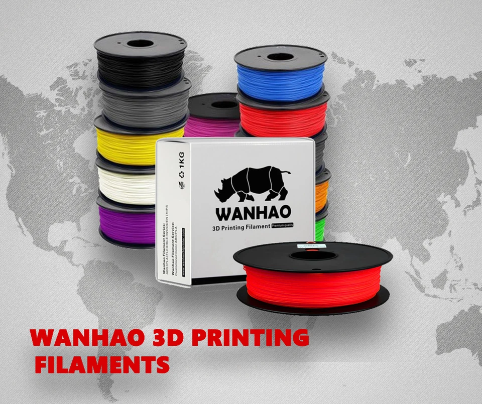 Wanhao ABS 3d 打印机长丝 1.75 毫米(品牌 XYZ) — 第 2/4 张图片