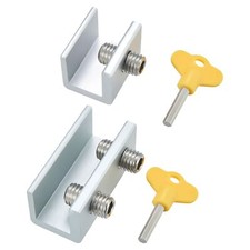  Sliding Window Patio Screw Door Lock Key Push Anti-Theft NEW USA Shipping 