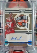 2021-22 Chronicles HAKEEM OLAJUWON Playoff Hall of Fame Auto PLATINUM 1/1