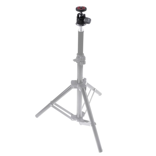 Mini Ballhead 360 Swivel DSLR Camera Tripod 1/4" Screw Mount Scaled Plate Base - Picture 6 of 7