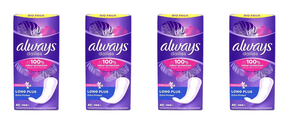 always dailies Long Plus Extra Protect , 4x40er EAN8006540221303