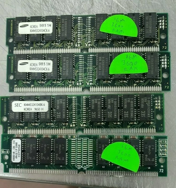 4x Cisco 69000148-A00-CSC 16MB 4MX32 F/P EDO 72-Pin SIMM for 36xx Routers - Image 2 of 2
