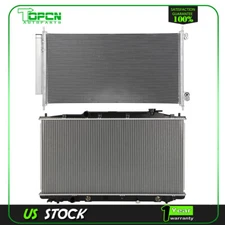 Fits 2010 2011 Honda Accord Crosstour Radiator & Condenser Cooling Assembly