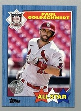 2022 Topps 1987 All-Star Baseball Blue Paul Goldschmidt St. Louis Cardinals