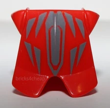 Lego Castle Red Santis Minifig Euro Armor Leg Protection Geometric Pattern