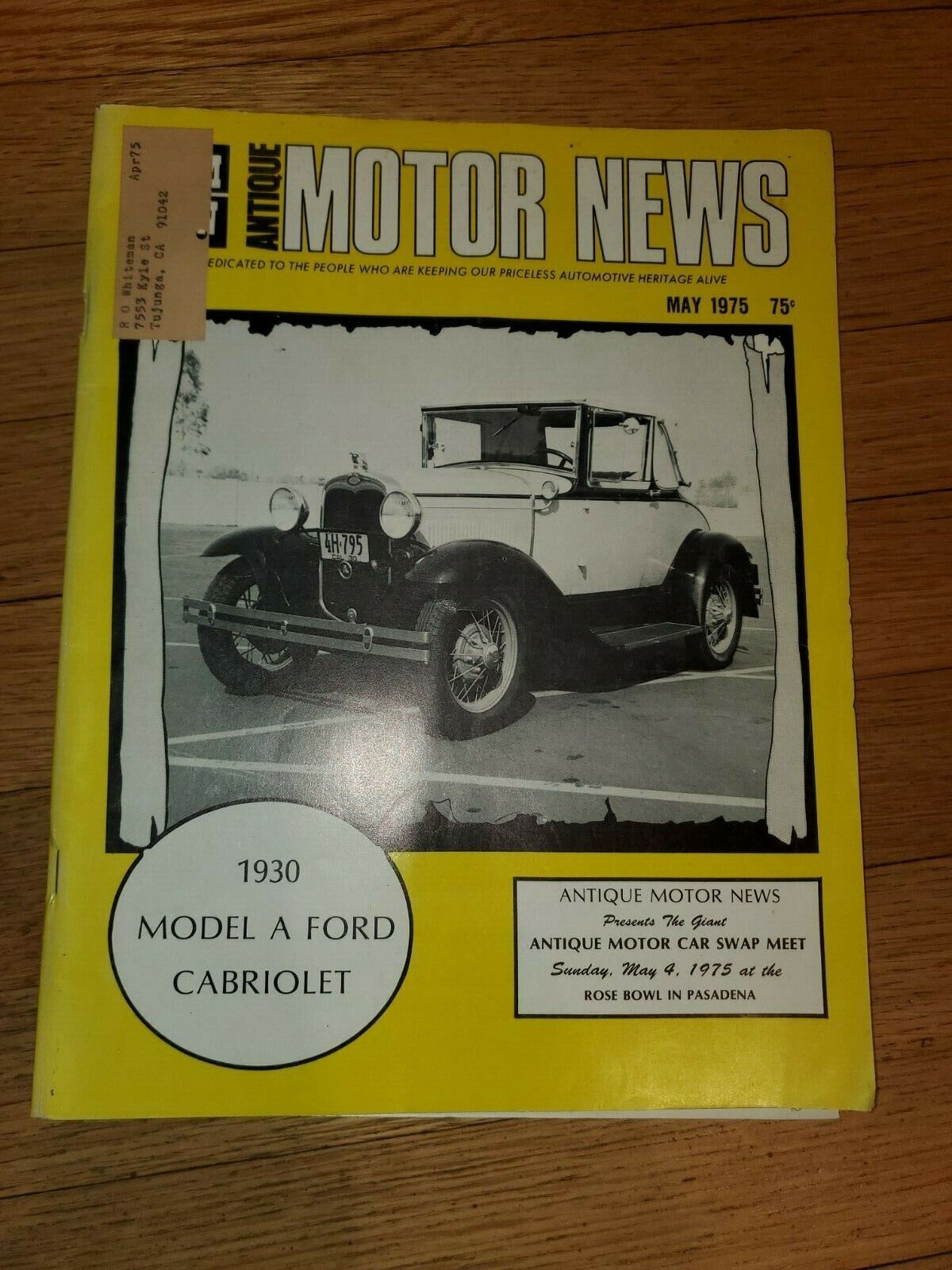 Antique Motor News May 1975