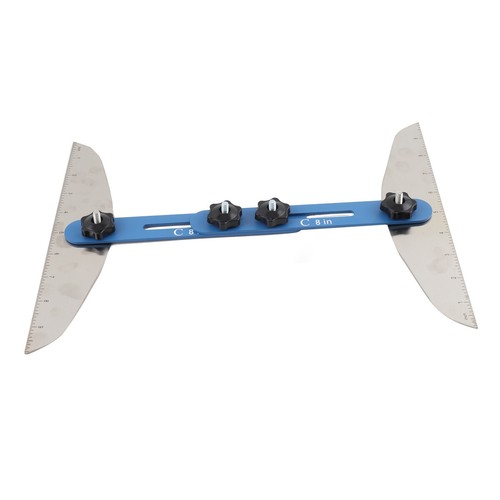 Stair Tread Gauge Template Tool Stair Shelf jig Measuring Scribe Tool Blue New - Picture 7 of 12