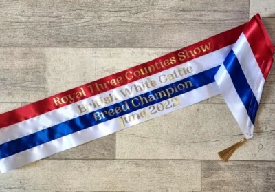 BESPOKE TIERED ANIMAL SASH | Equestrian, Show, Competition, Award, Dog, Horse