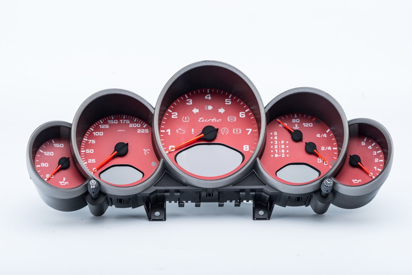 Porsche 997 Turbo exklusive kombi instrument Cluster Typ UK MPH ...