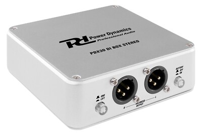 Power Dynamics PDX30 aktive Stereo DI BOX