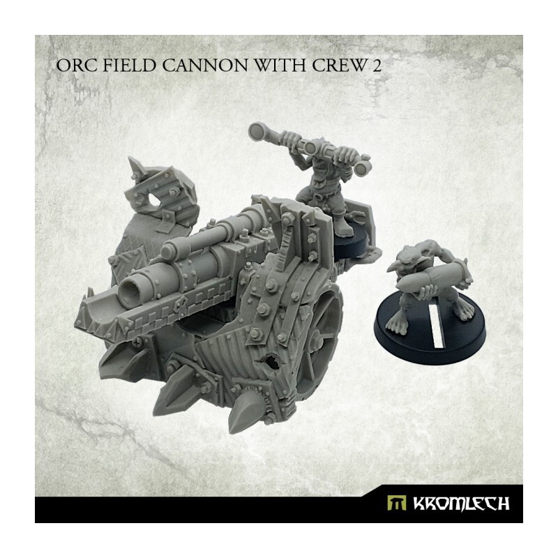 Kromlech Orc Field Cannon with Crew 2 (3) Brand New KRM145