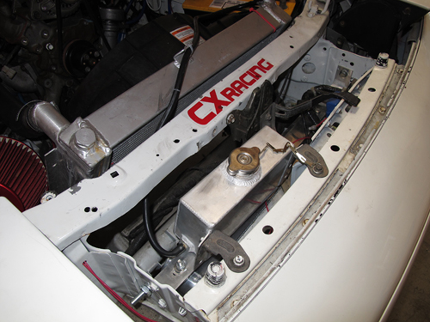 Aluminum Radiator Coolant Overflow Fill Reservoir Tank For Mazda RX-7 ...