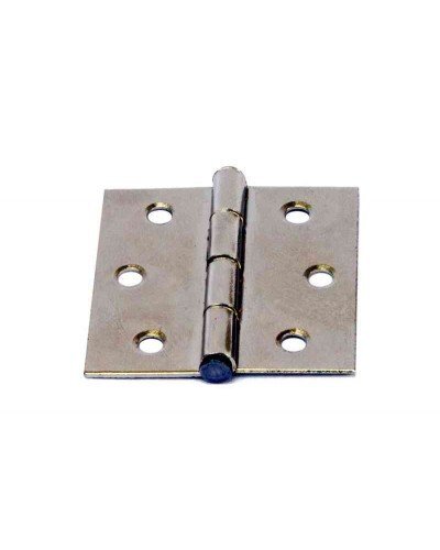 MASIDEF - 2 CERNIERE QUADRE 50X50 MM.ZIN