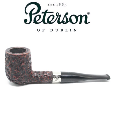 NEU Peterson Donegal Rocky - 6 - Fishtail Curved Semi Bent Mundstück Pfeife