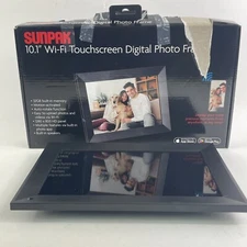 Sunpak - 10.1Wi-Fi Touchscreen Digital Frame - *Black*