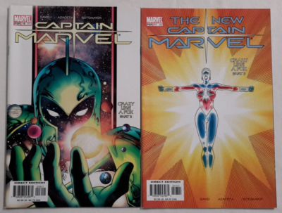 🔥CAPTAIN MARVEL VOL.5 #16 & 17*2004*1ST CAMEO/FULL APP. OF PHYLA
