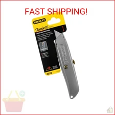 STANLEY Classic 99 Utility Knife, Retractable, 6-Inch, (10-099)