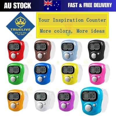 1PCS Mini Electronic Finger Counter Hand Tally Clicker Counter Ring Digital.
