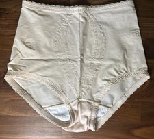 Vtg Playtex Panties I can't believe its a girdle brief sz M NEW Beige USA Made