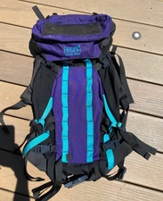DANA DESIGN 90s Bomb Pack Backpack Purple  Turquoise Large