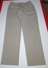 Zara Drawstring Dress Pants Size Medium Khaki Tan Elastic Waist