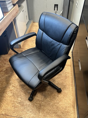 #ad Amazon Basics Office Computer Task Desk Chair with Padded Armrests Mid Back $50.00