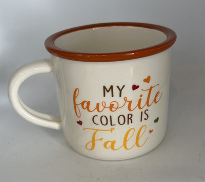 Holiday Home Harvest Fall Is ''My Favorite Color is Fall'' 16 Fl Oz Coffee Mug