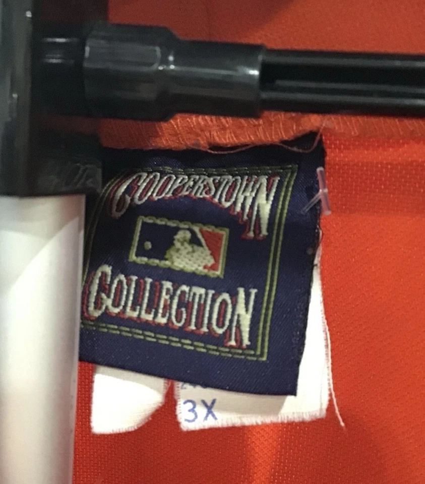 Majestic Baltimore Orioles Team Moda Cooperstown Botón Completo Cosido Jersey 3XL Foto 4 de 4