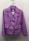 Liz Claiborne Women's Purple Double Breasted Tailored Blazer Jacket NWT Size S — photo 1