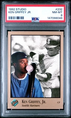 1992 Studio Ken Griffey Jr #232 PSA 8 NM-MT HOF